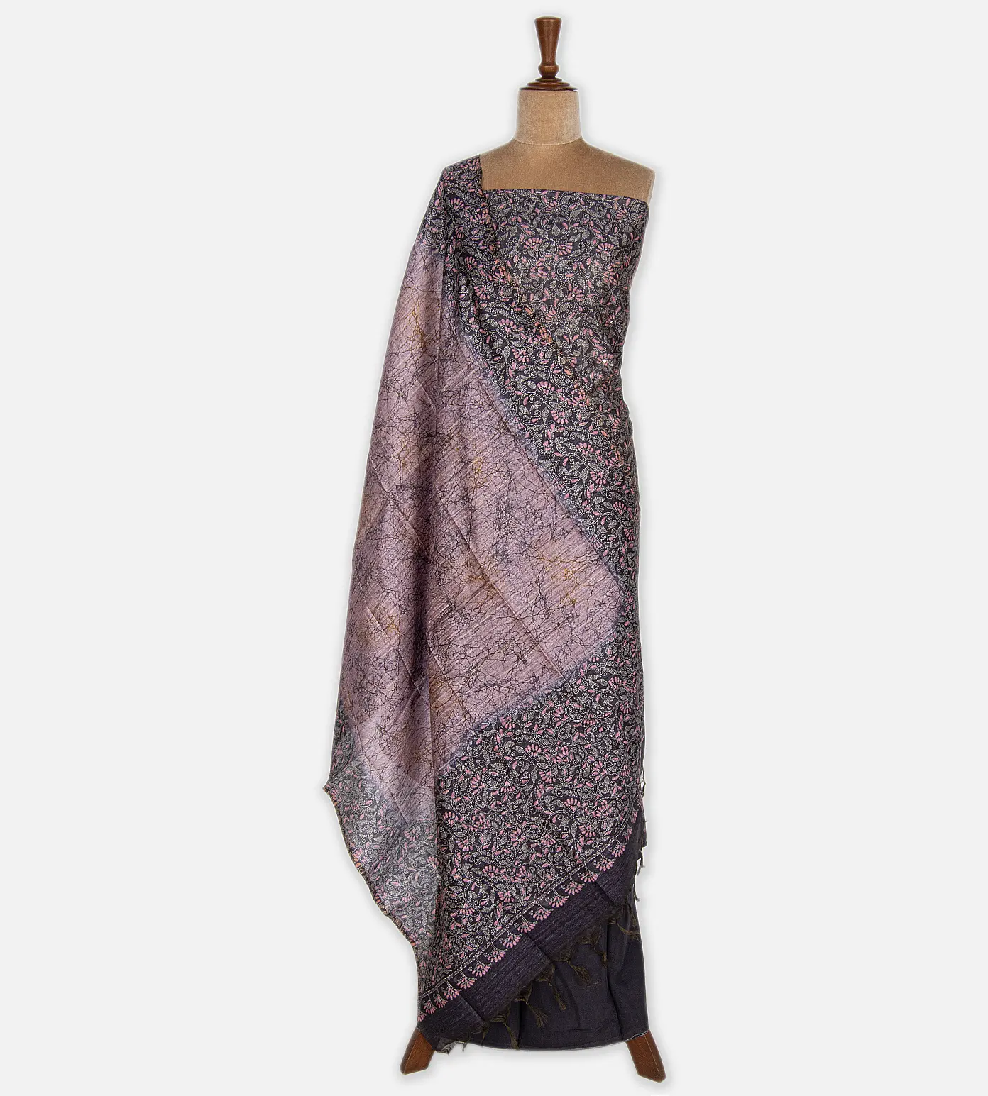 Elephant Grey Mixed Cotton Salwar2