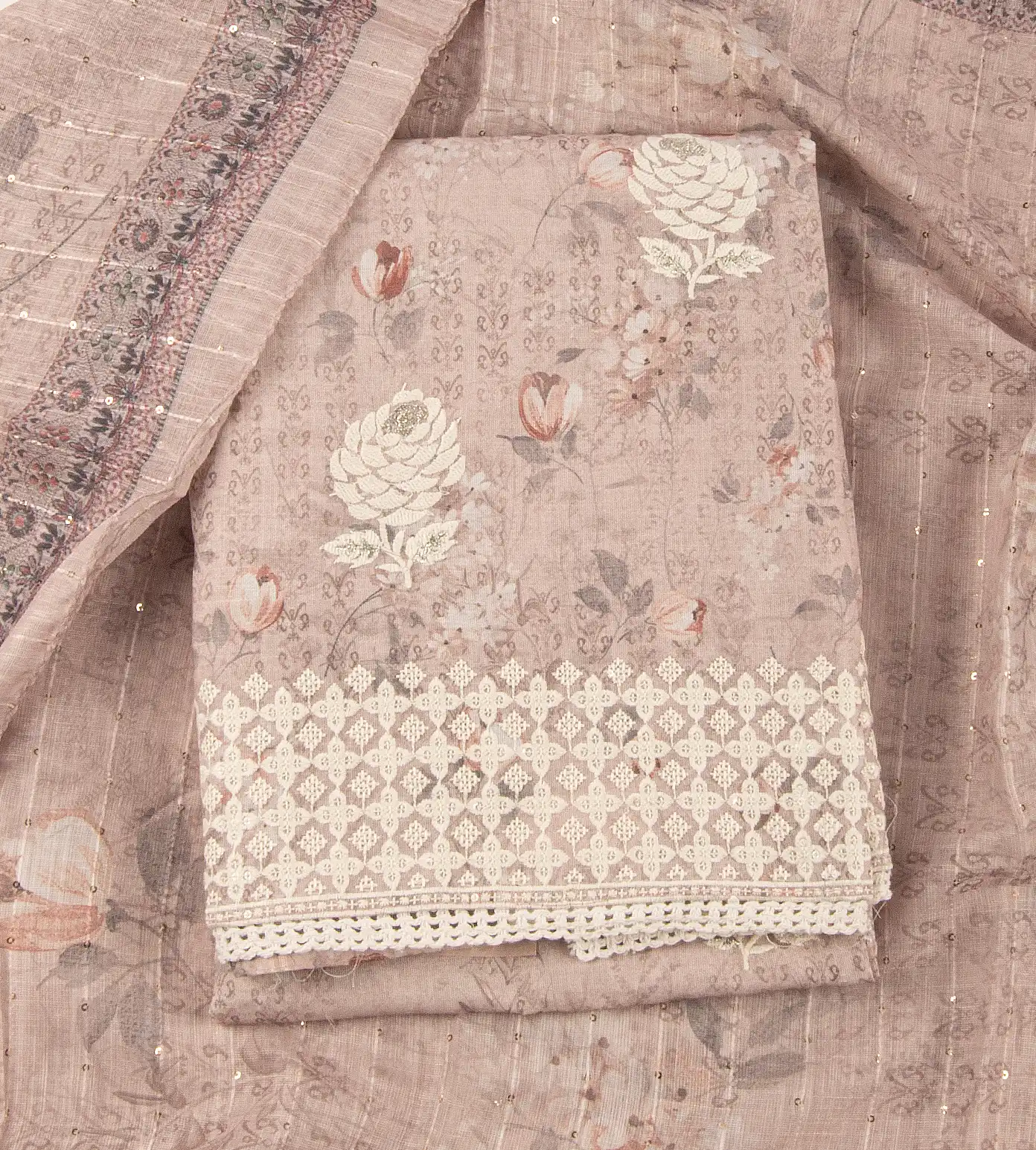 Mauve Mixed Cotton Salwar1