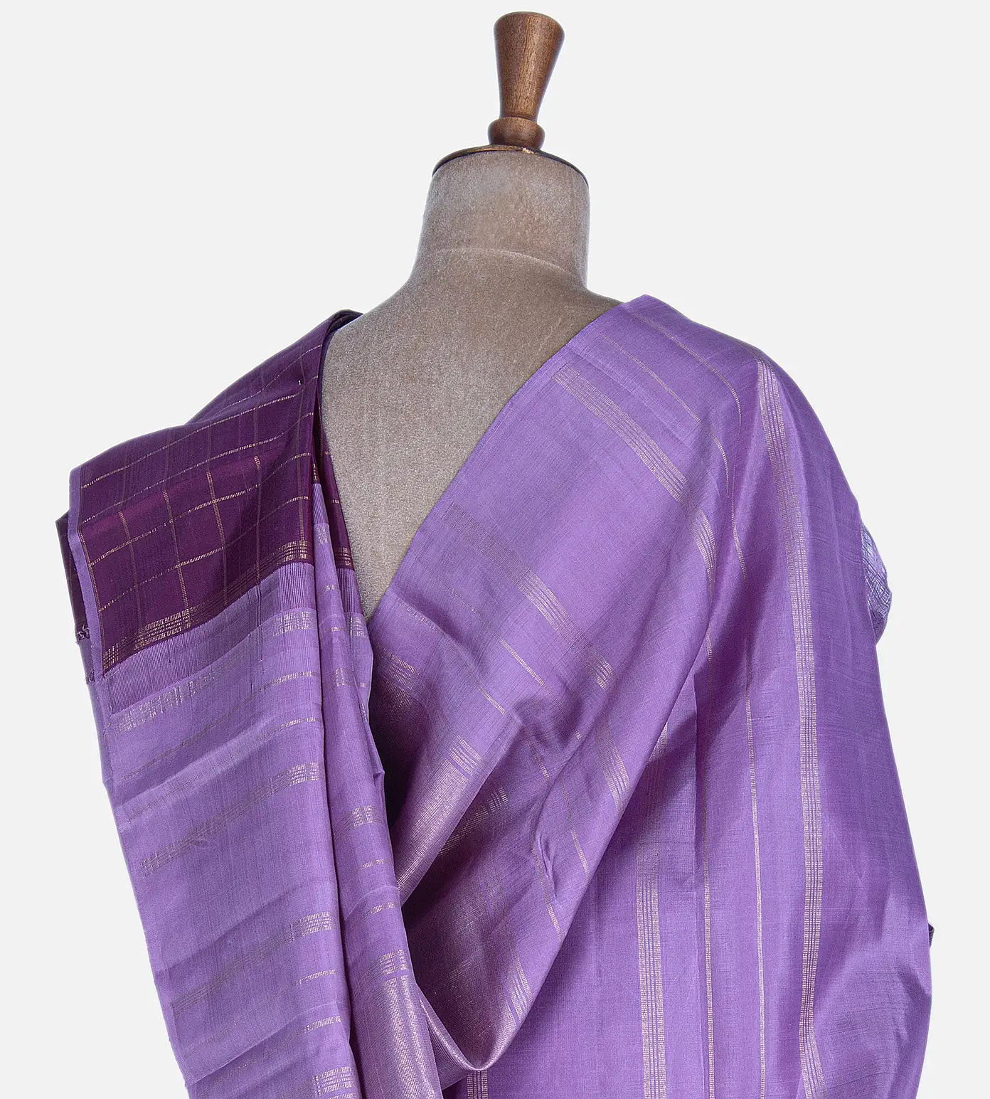 Purple Kanchipuram Silk Saree3