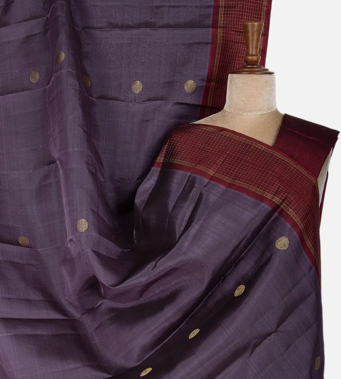 Light Purple Kanchipuram Silk1
