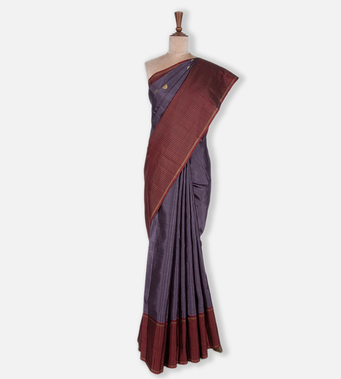 Light Purple Kanchipuram Silk2
