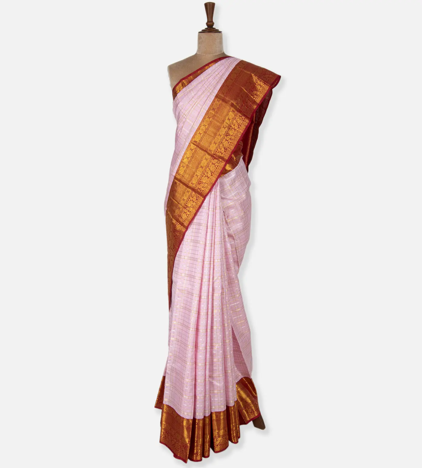 Pink Kanchipuram Silk Saree2