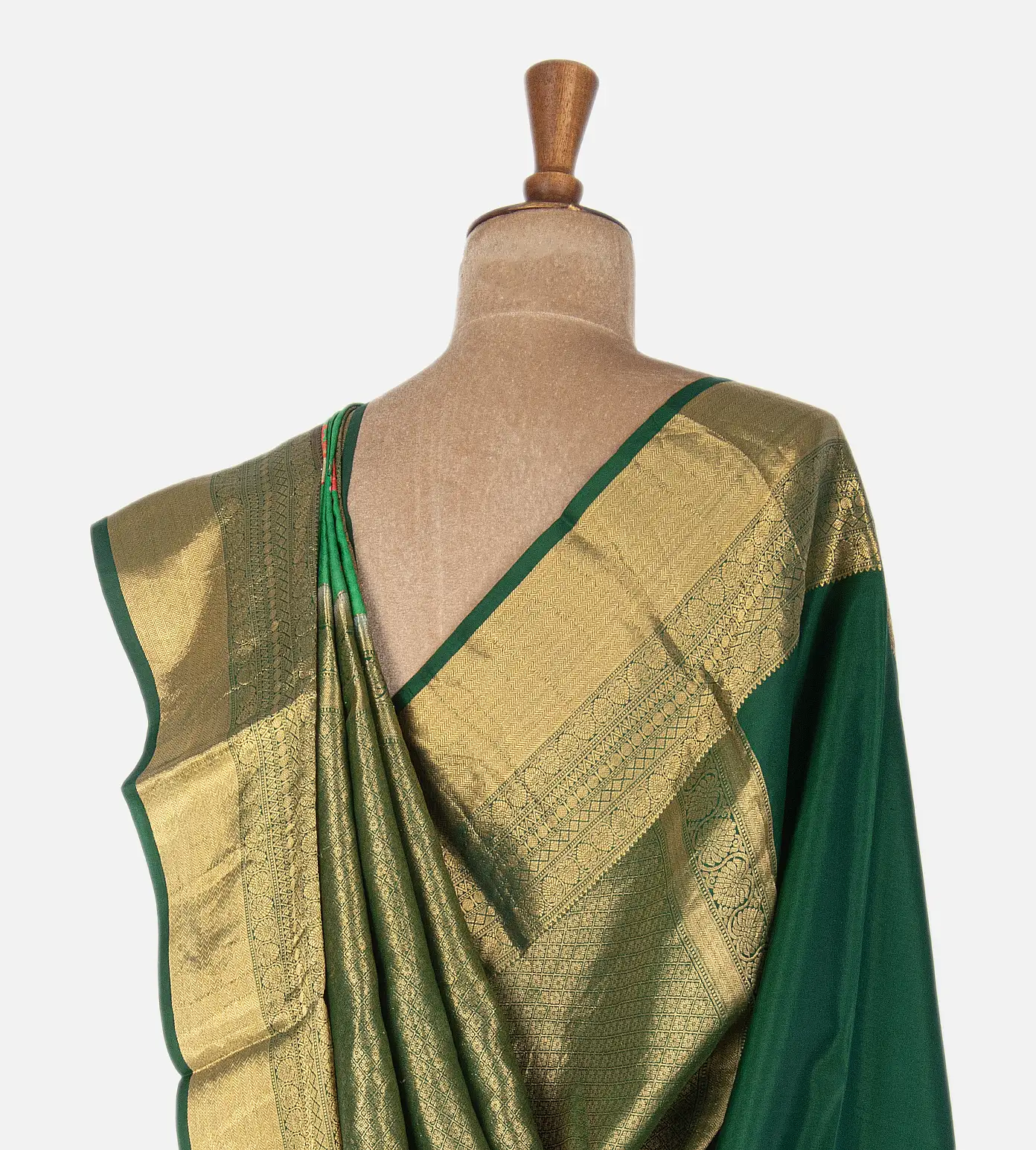 Green Soft Silk Saree3