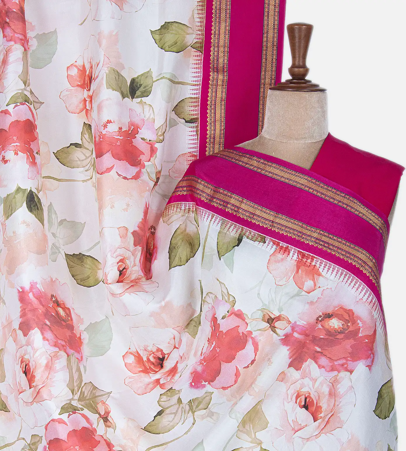 White Soft Silk Silk Saree1