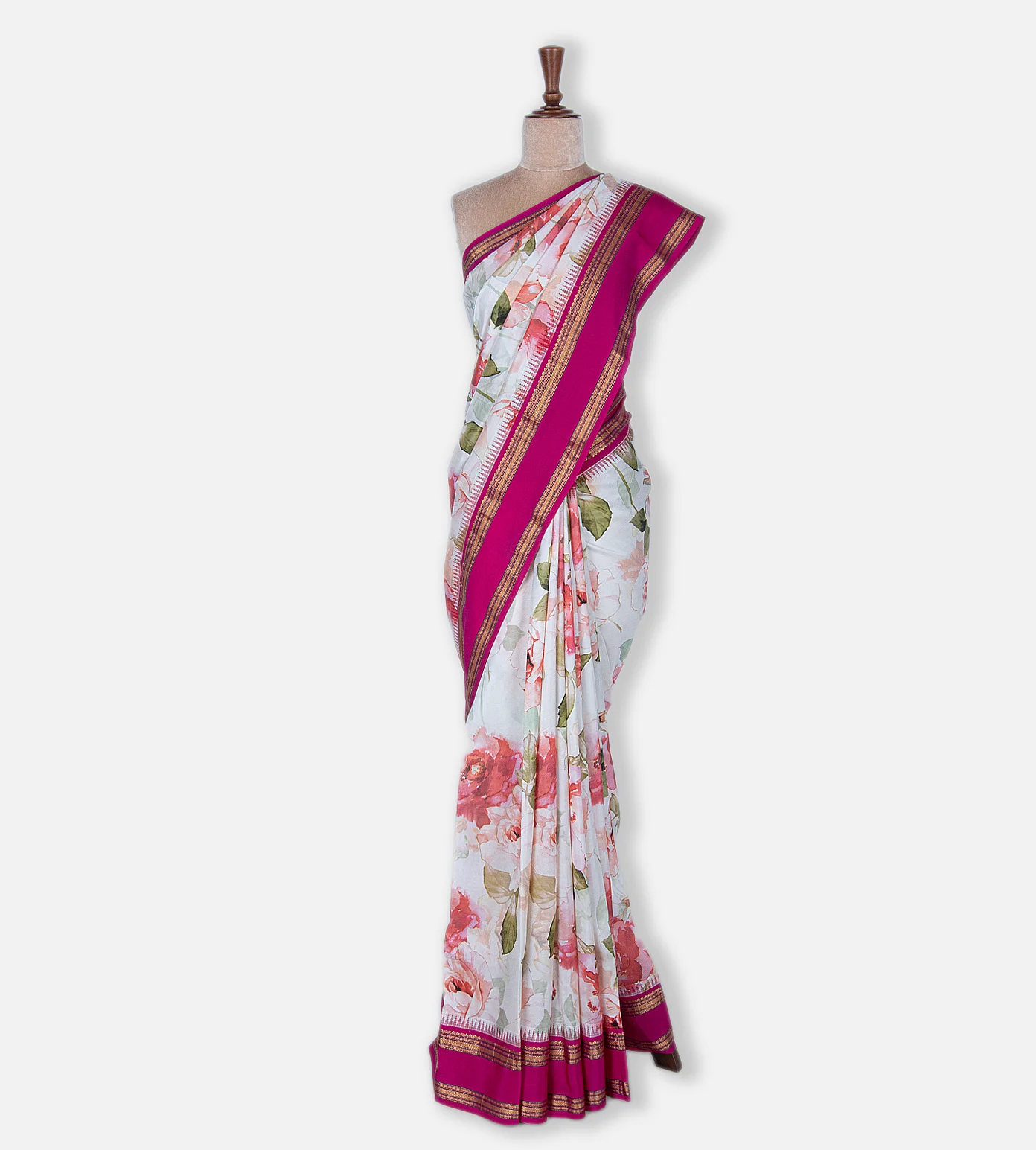 White Soft Silk Silk Saree2
