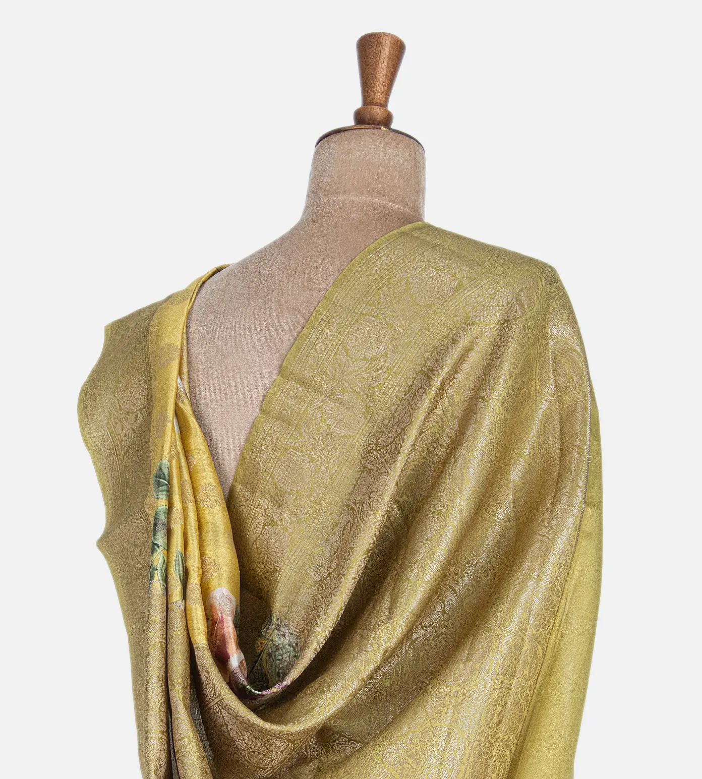 Yellow Chaniya Silk Saree3