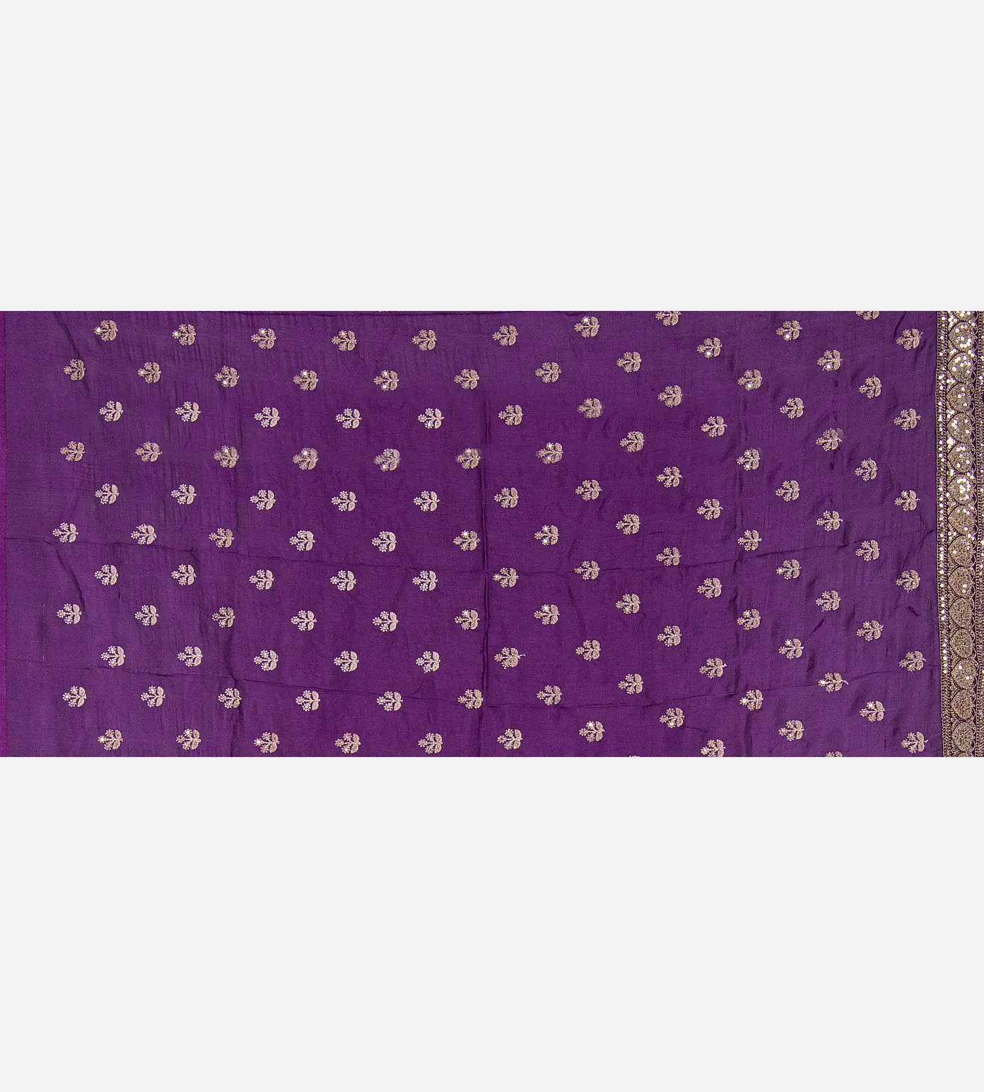 Purple Organza Saree4