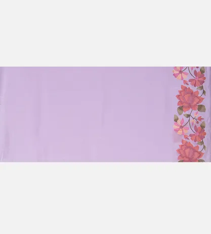 Lavender Organza Saree4