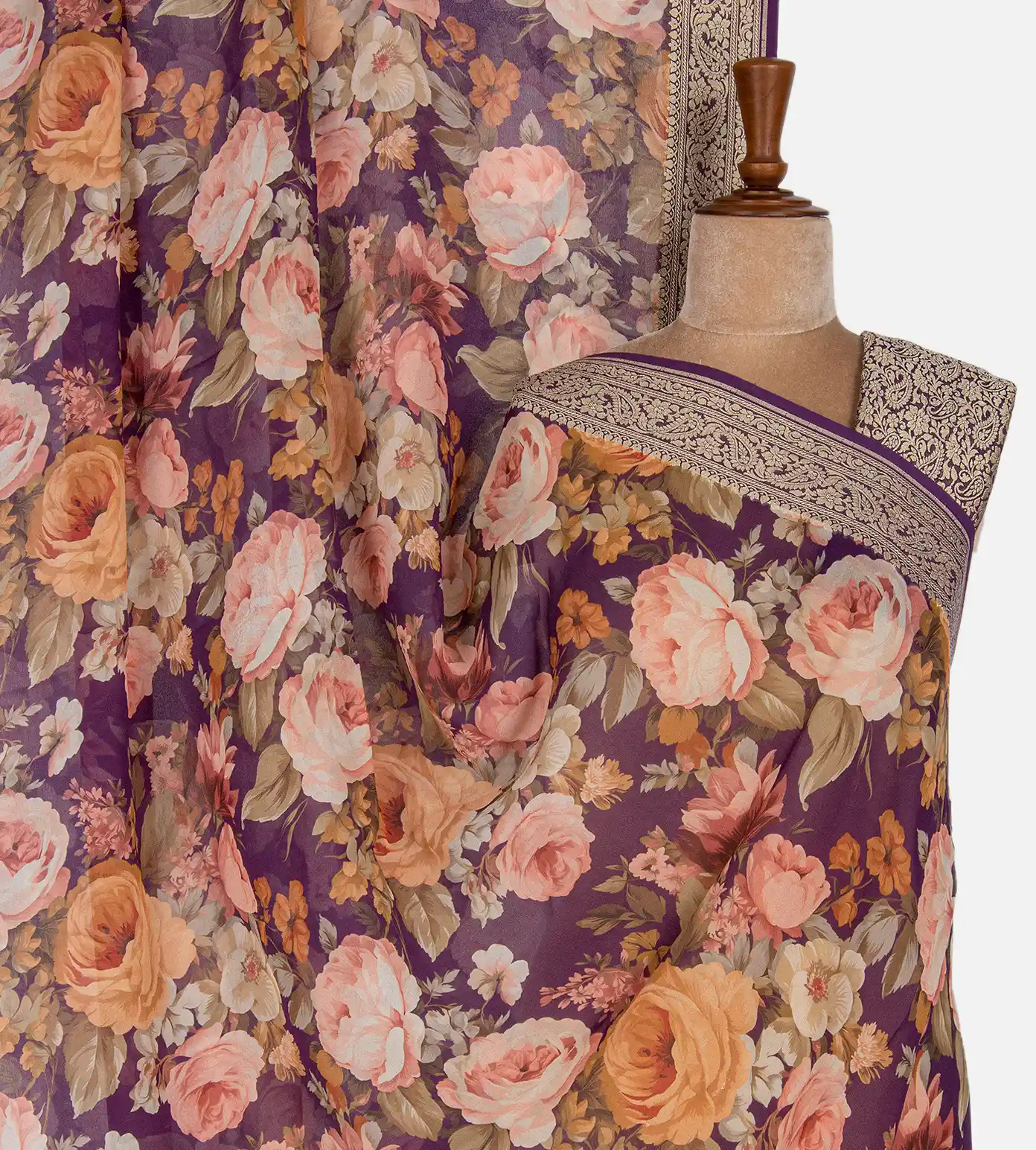 purple-banarasi-georgette-saree-b1147723-a