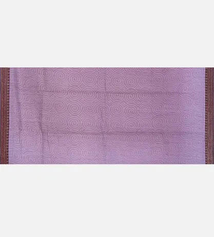 Purple Cotton Saree4