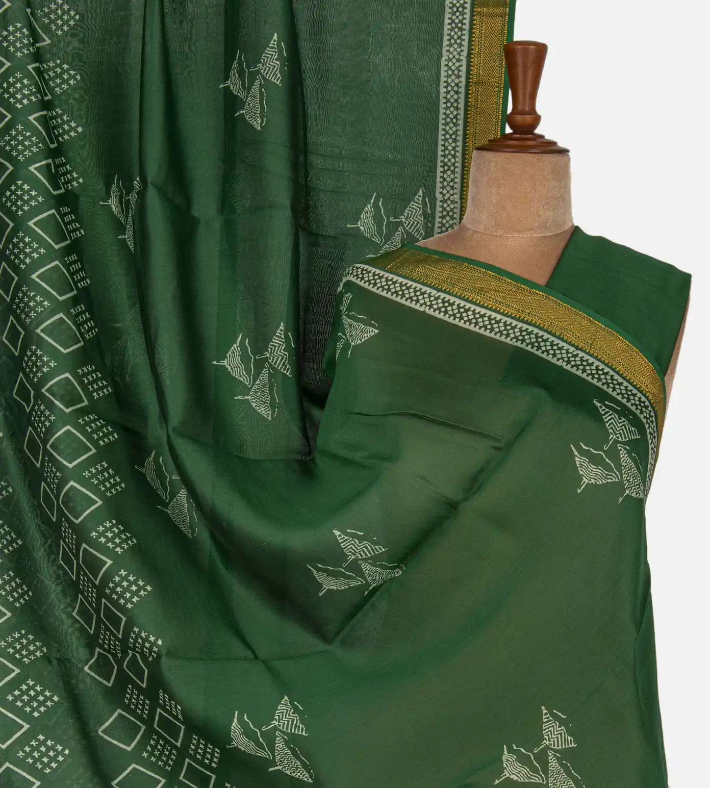 Kanjeepuram Saree Woman and Girls Nithi Tex turquoise green Colour Fancy Cotton  Sarees With Blouse Piece For Traditional Use ( Pack Of 1)