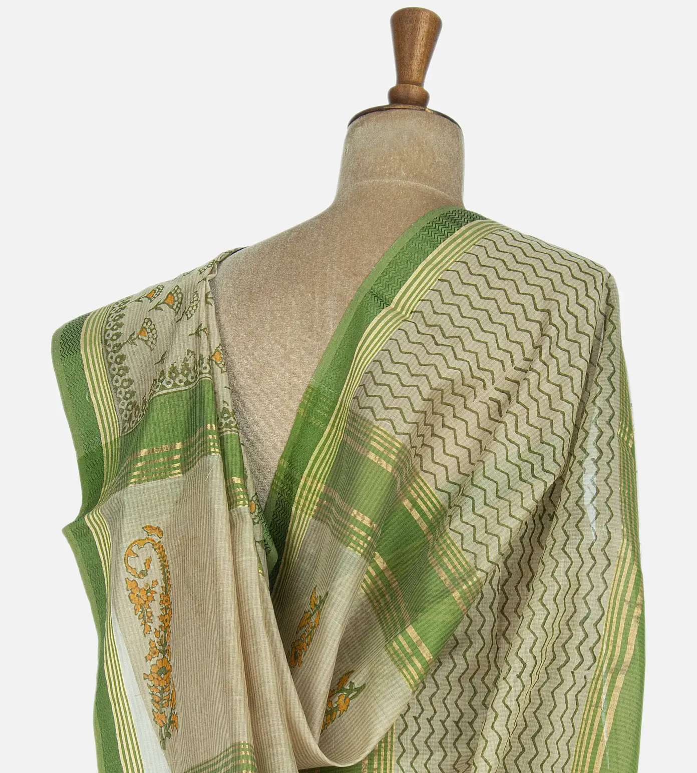 Off-White Maheshwari Cotton Saree3