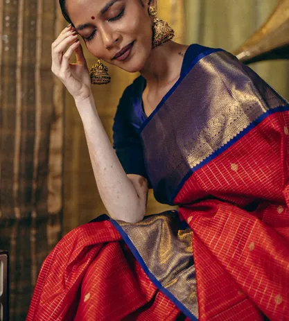 red-kanchipuram-silk-saree-b1148466-a