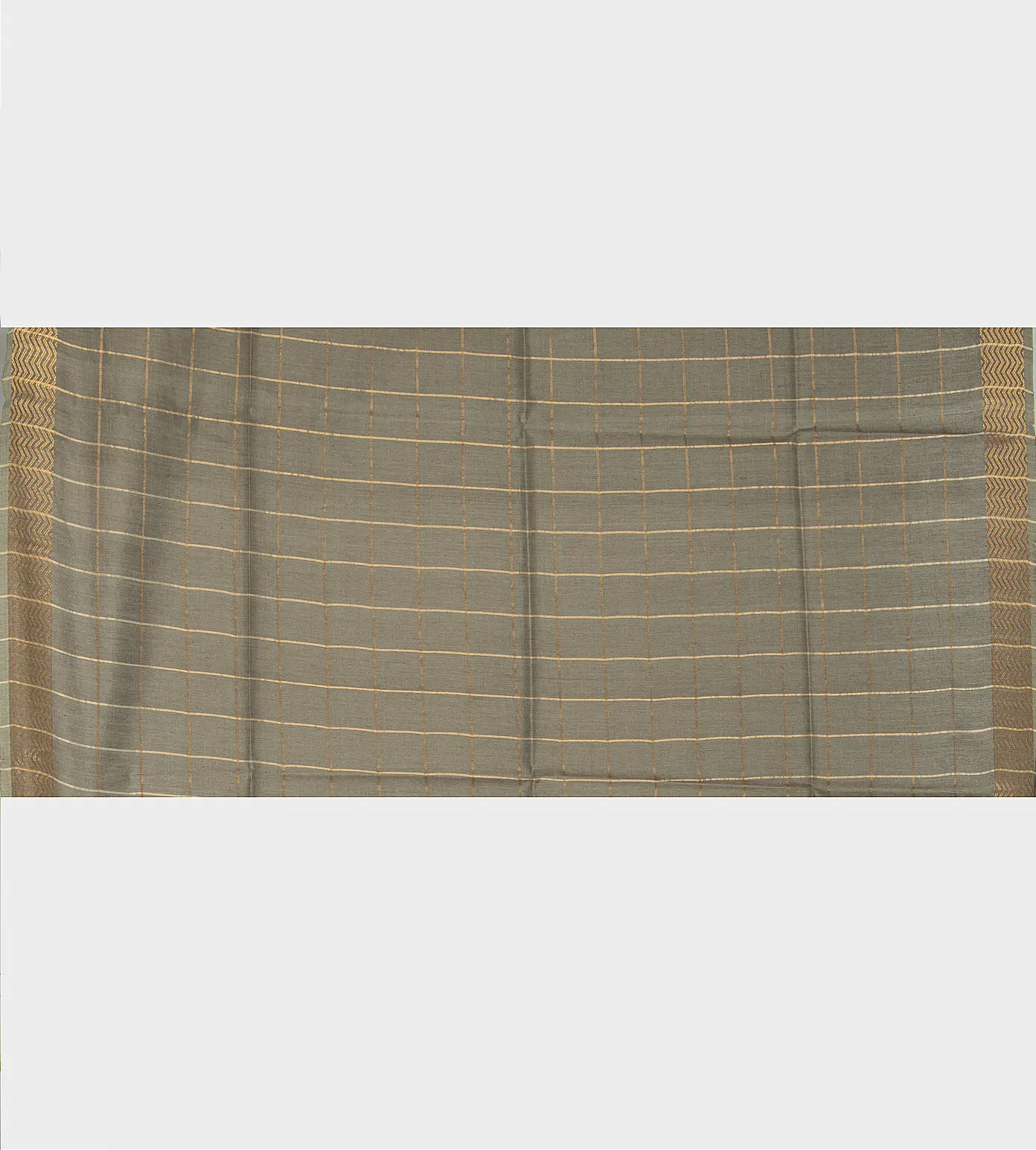 Off-White Tussar Saree4