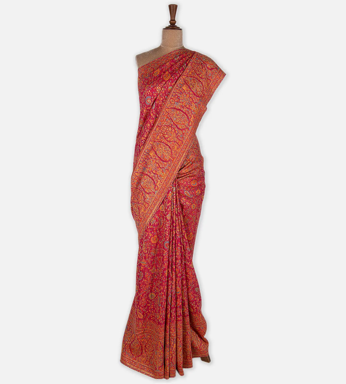 Pink Kani Silk Saree2