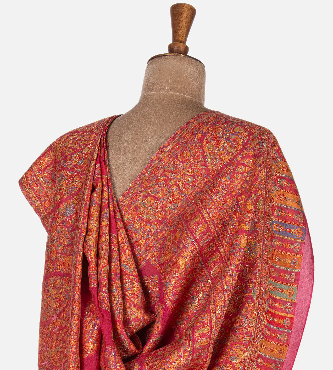 Pink Kani Silk Saree3