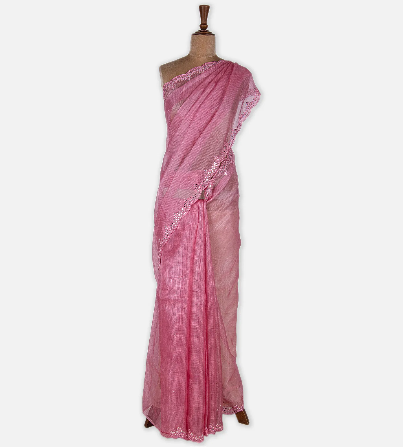 Light Pink Kota Silk Saree2