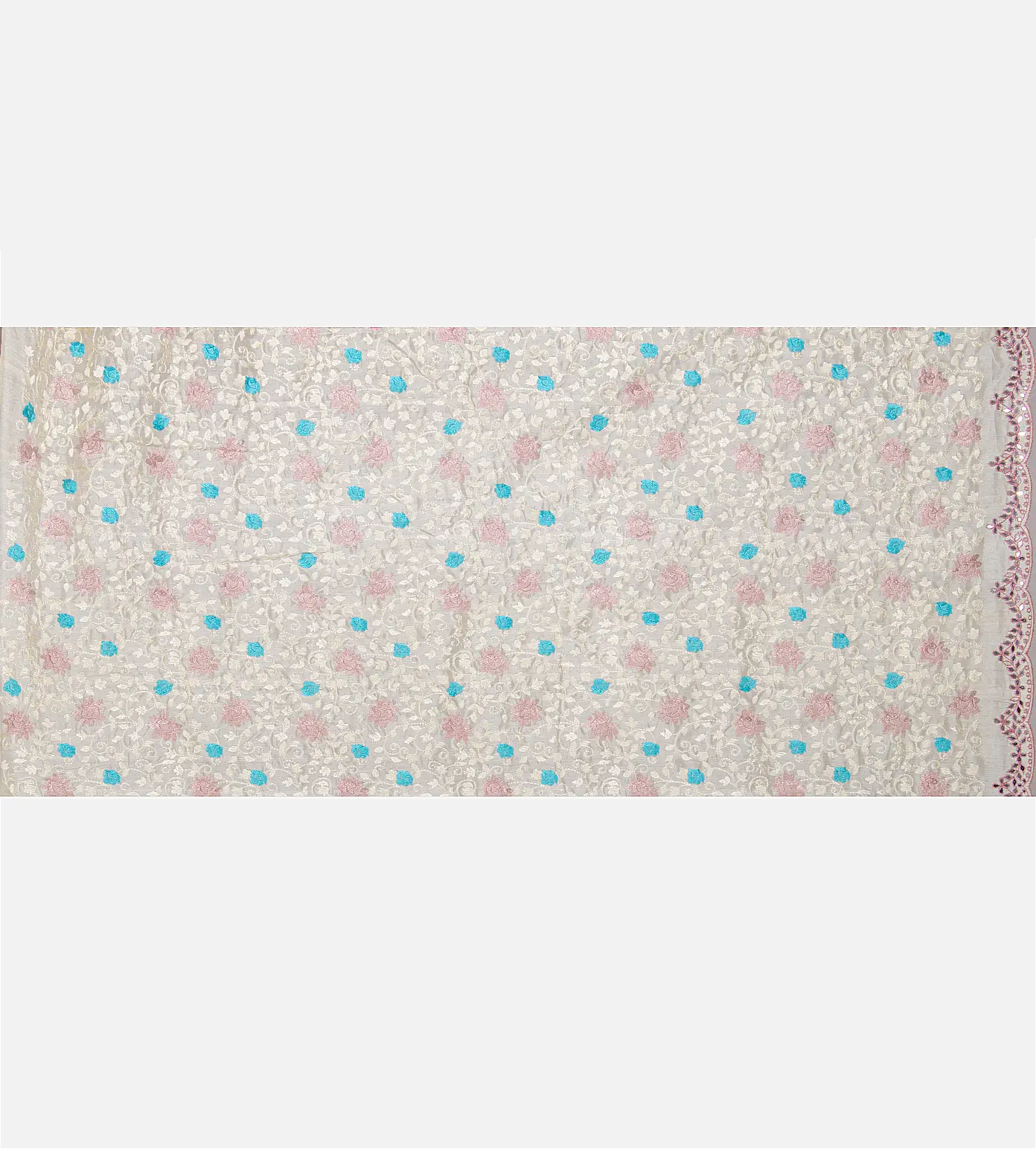 Light Pink Kota Silk Saree4