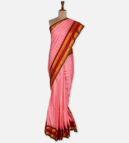 Pink Gadwal Silk Saree2