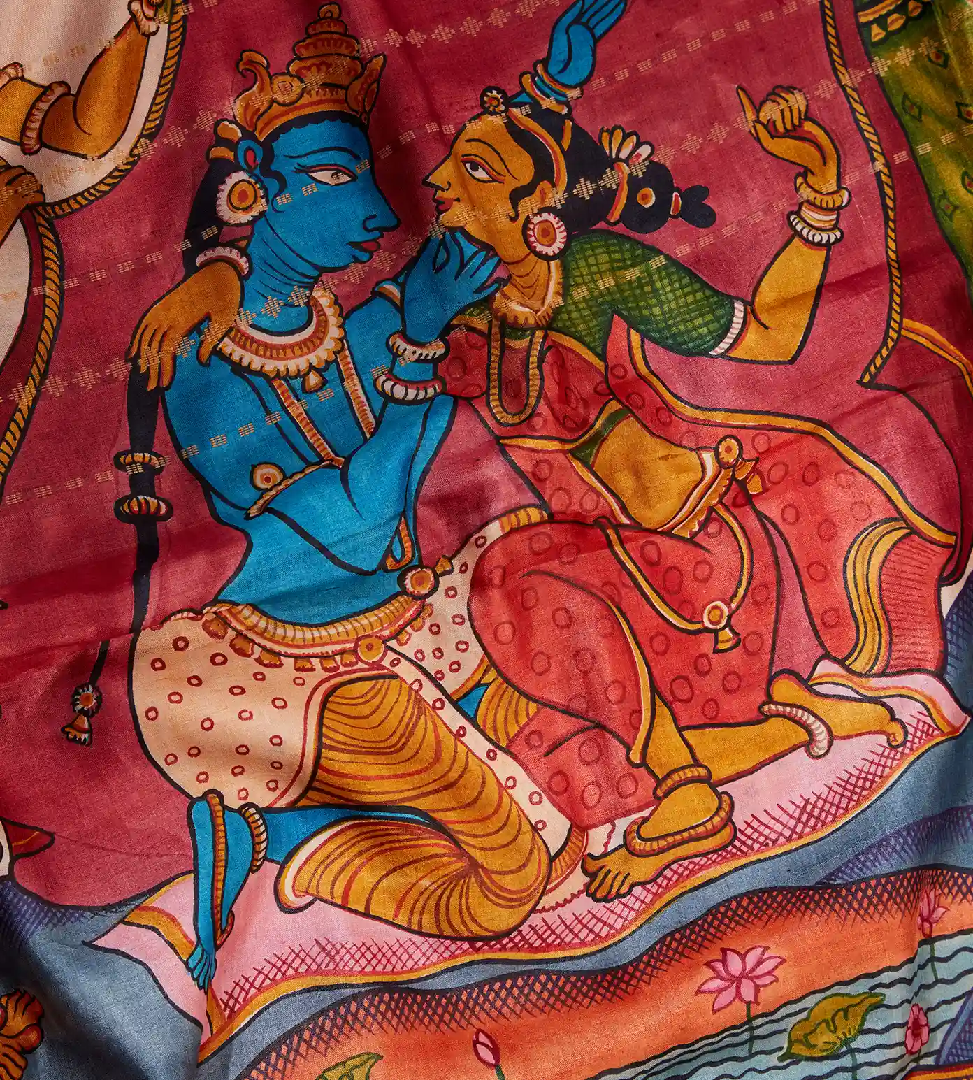 Multicolour Tussar Saree2