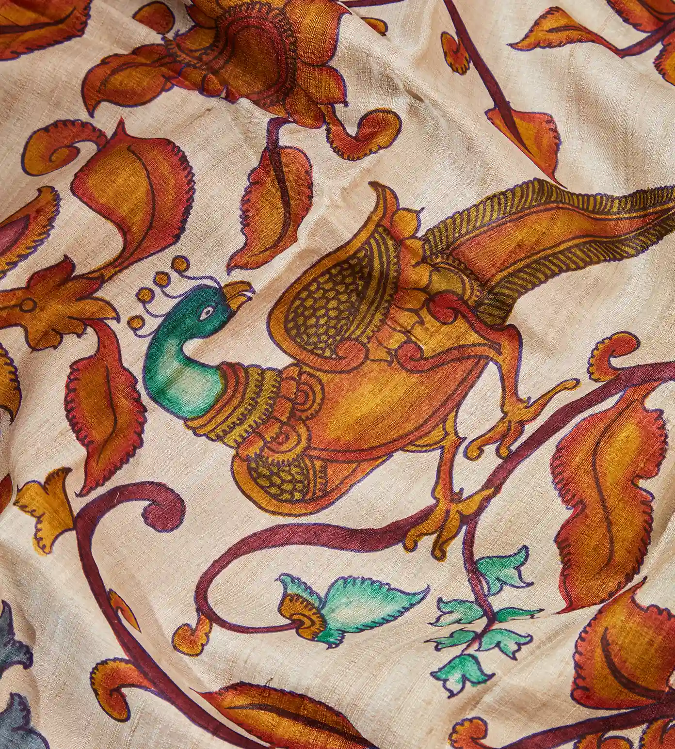 off-white-tussar-saree-b1046449-d