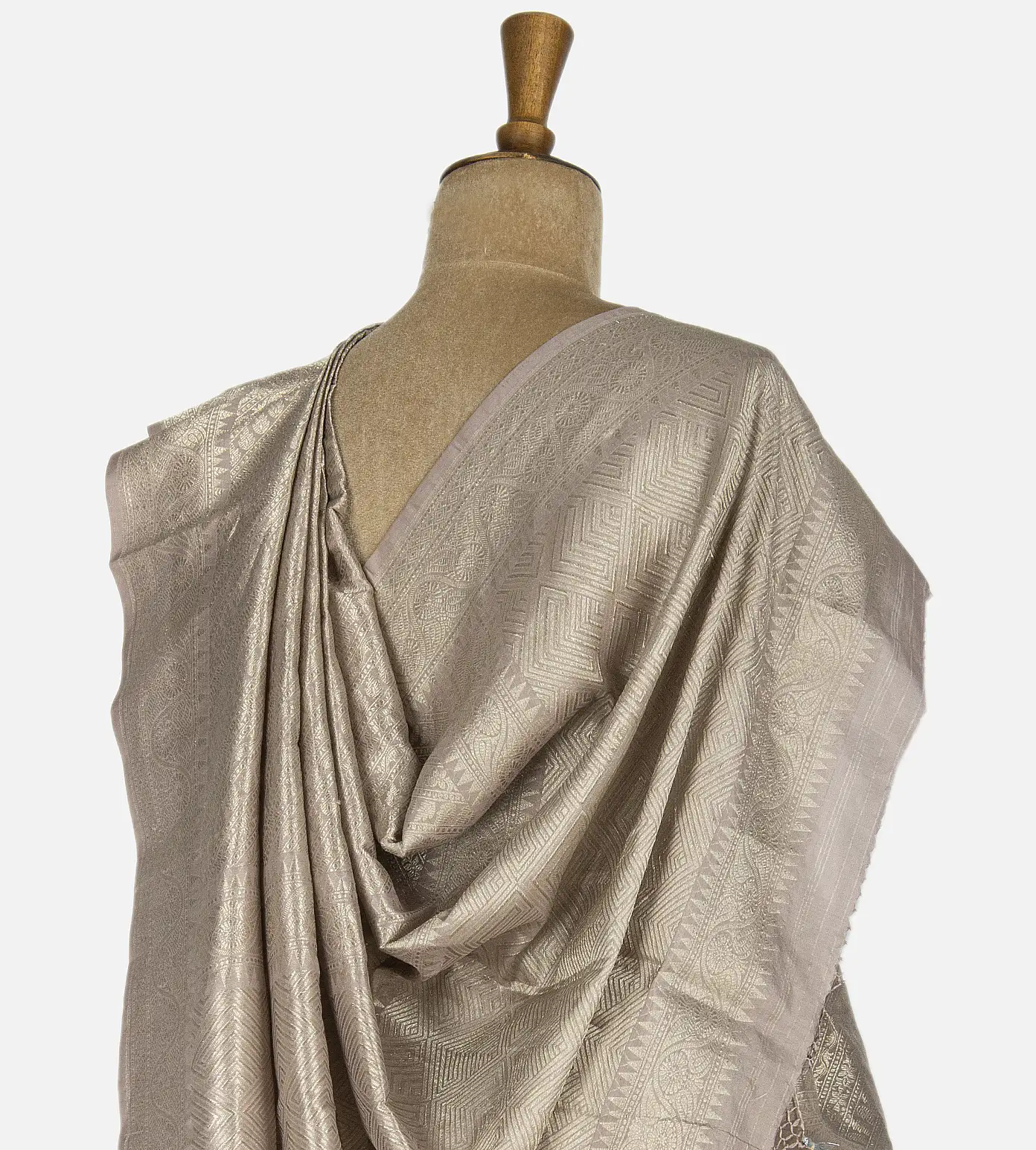 Lavender Banarasi Silk Saree3