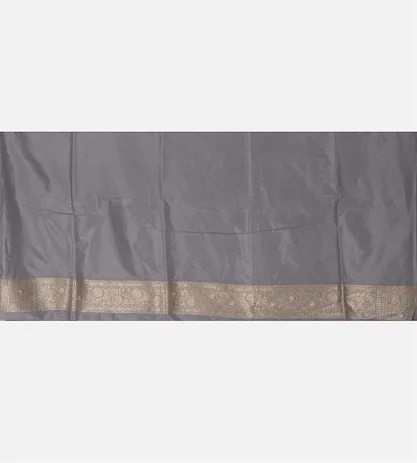 Grey Banarasi Silk Saree4