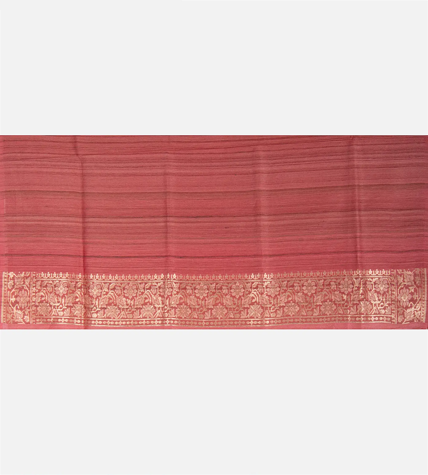 Salmon Pink Banarasi Tussar Saree4