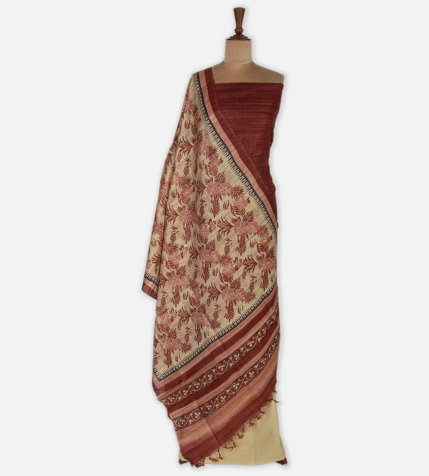 maroon-tussar-salwar-b1148972-b