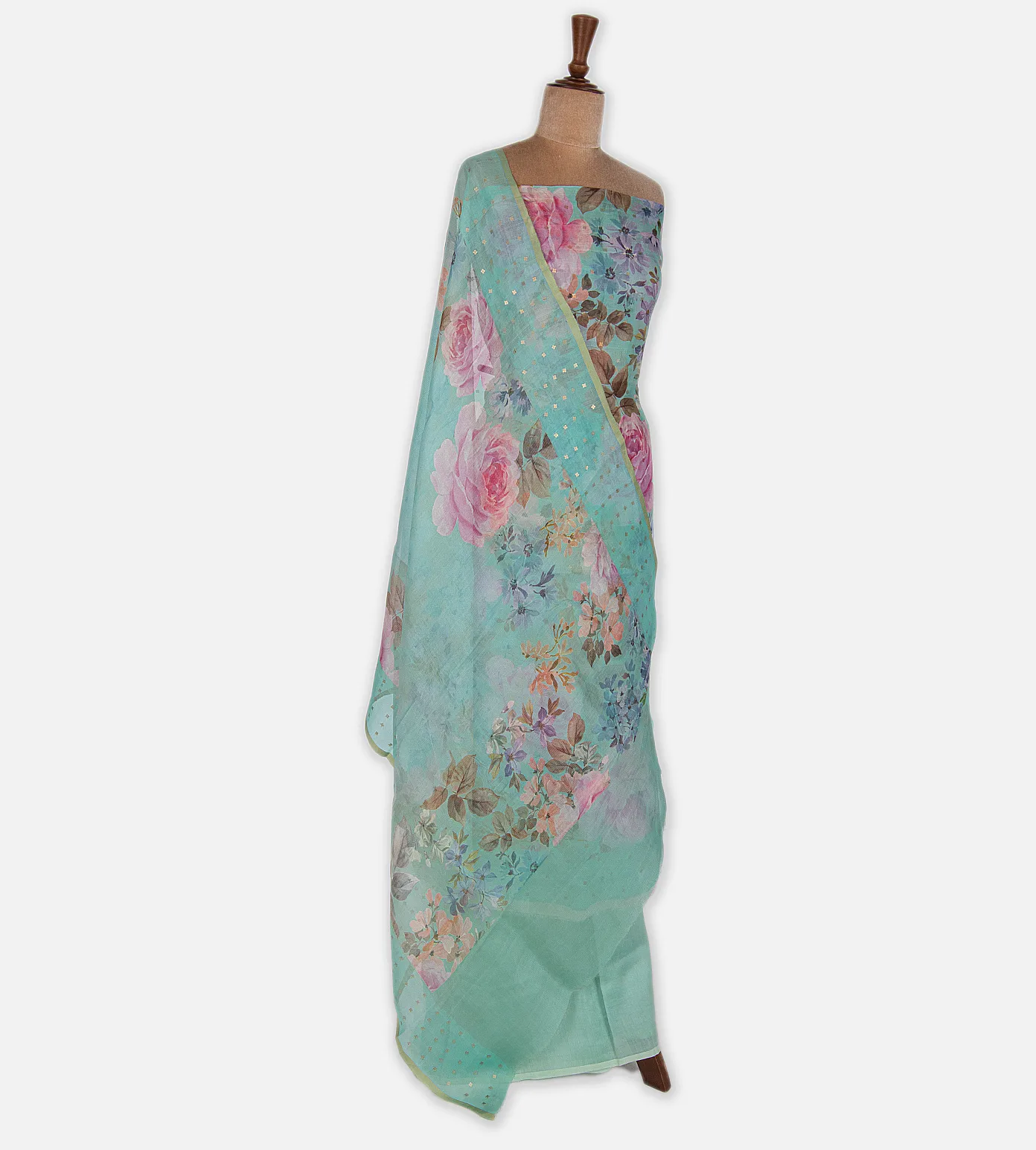 Blue Organza Salwar3