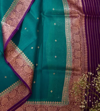 Purple Banarasi Silk Salwar3