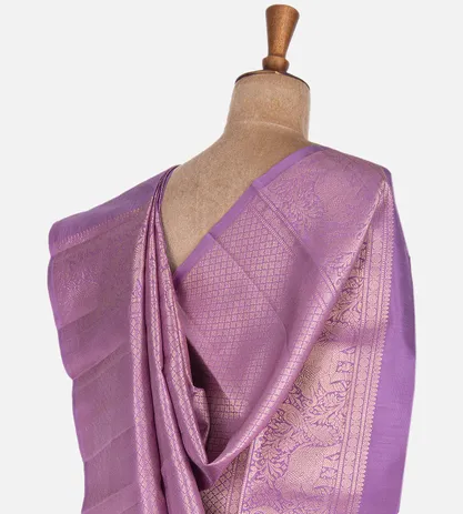 Lilac Kanchipuram Silk Saree3