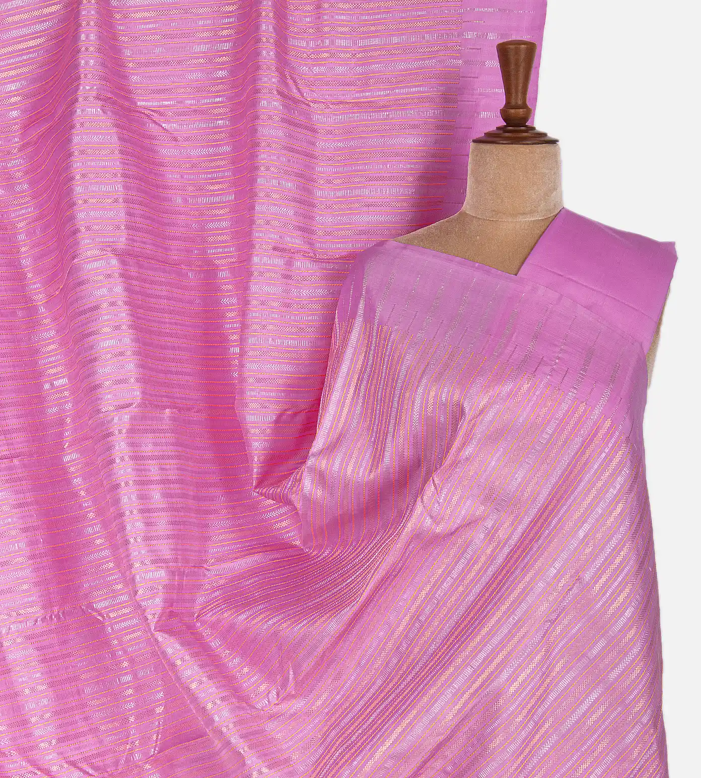 Pink Kanchipuram Silk Saree1