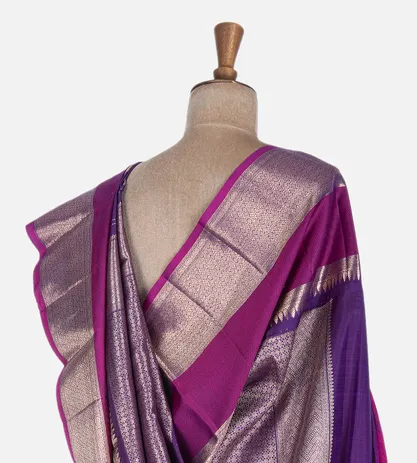 Violet Kanchipuram Silk saree3