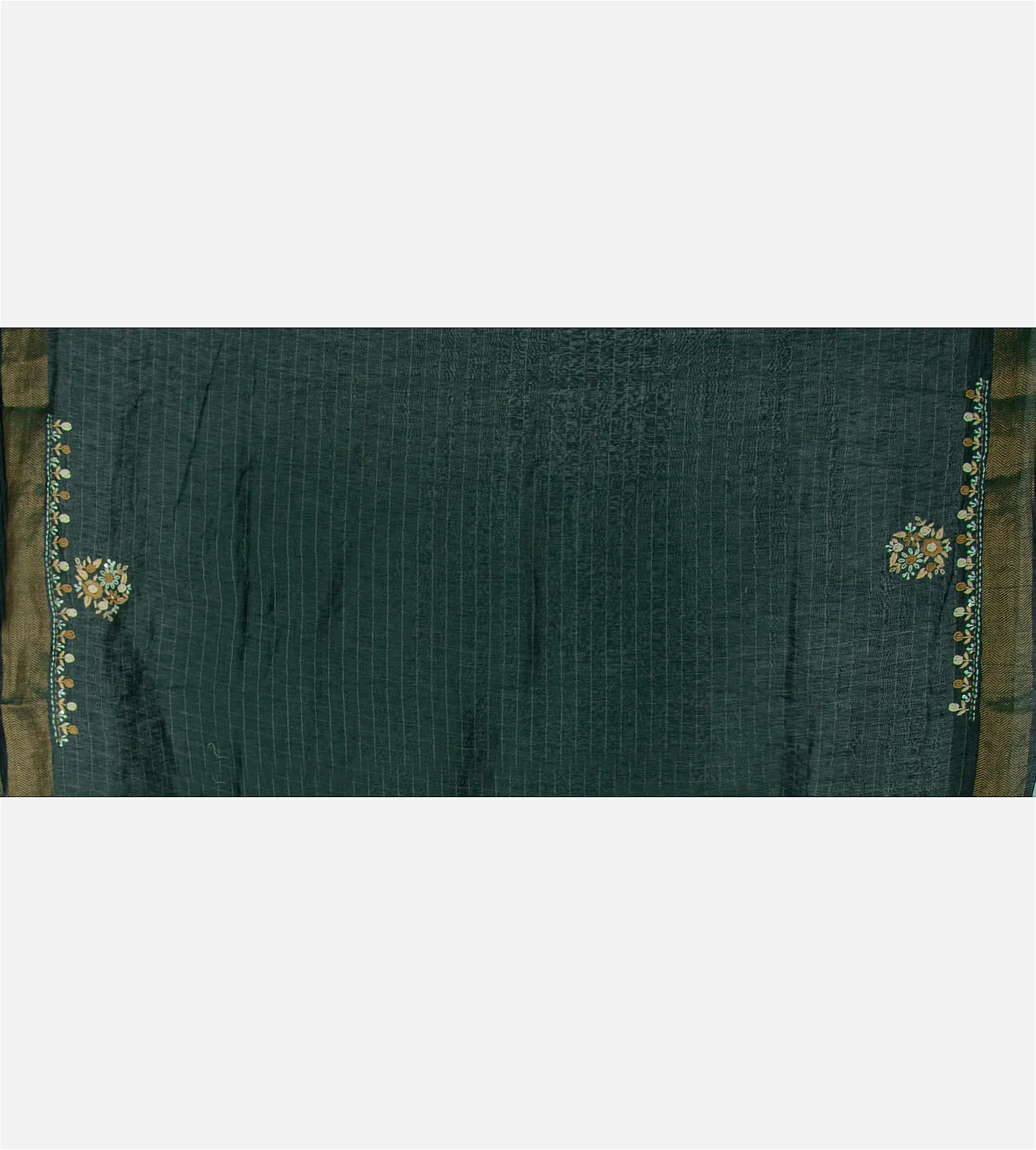 emerald-green-linen-saree-b1249609-d