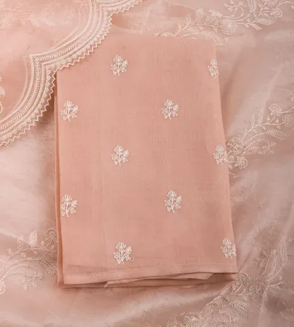 Pink Organza Embroidery Salwar1
