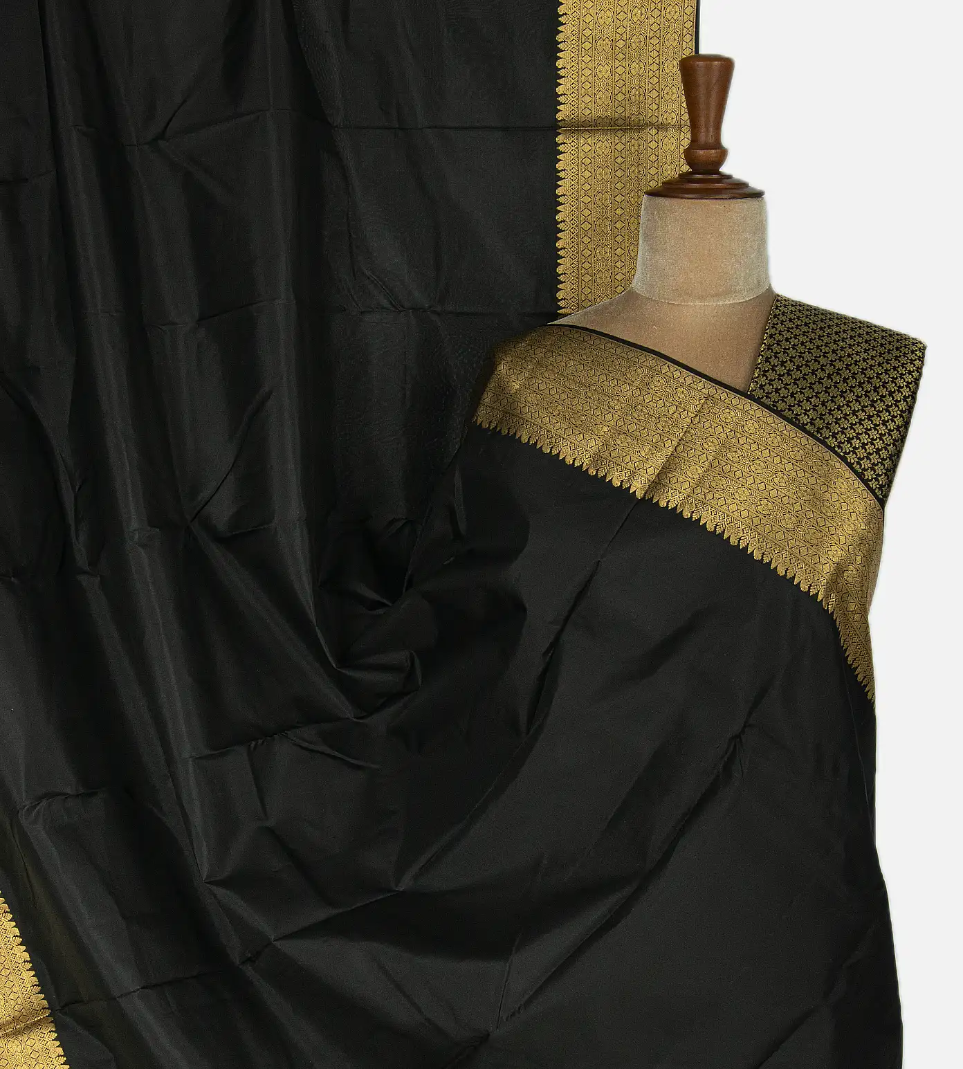Black Soft Silk Saree1