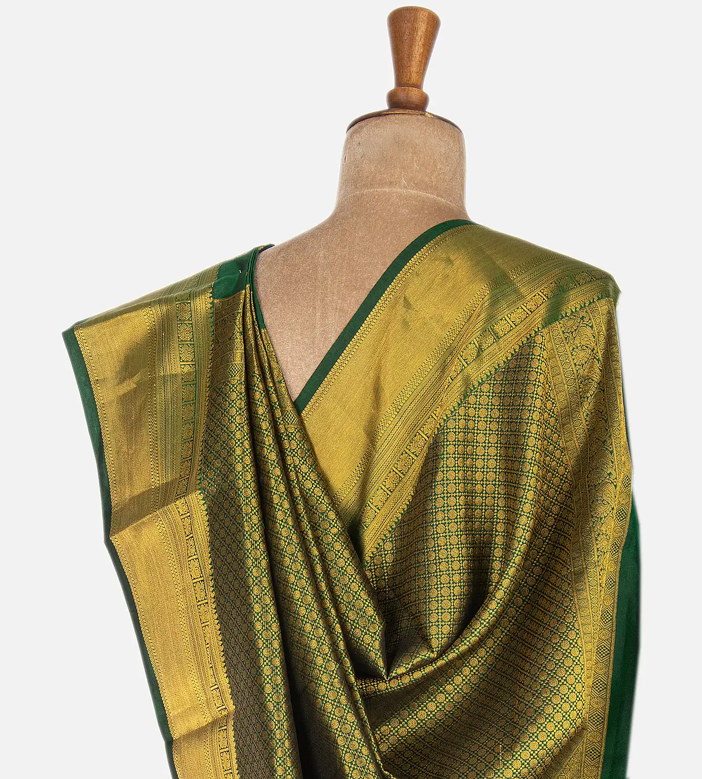 Green Soft Silk Saree3