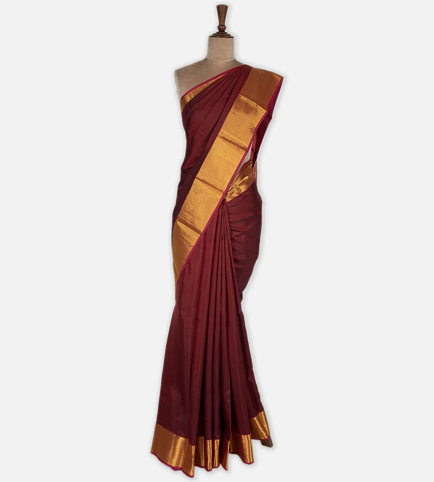 Maroon Soft Silk Saree2