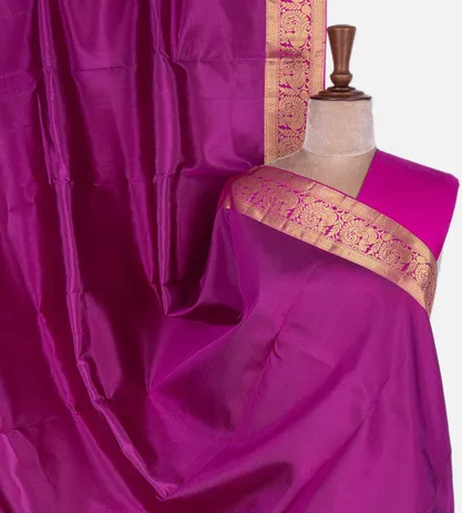 Bright Purple Soft Silk Saree1