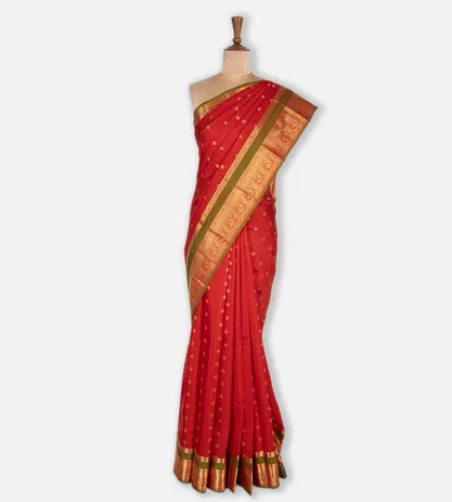 Red Soft Silk Saree2