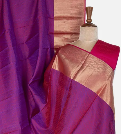 Bright Purple Soft Silk Saree1