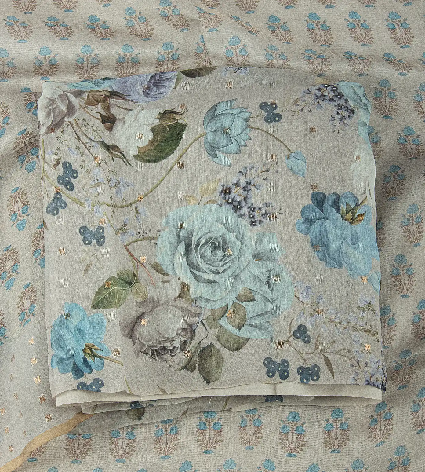 Grey Organza Salwar1