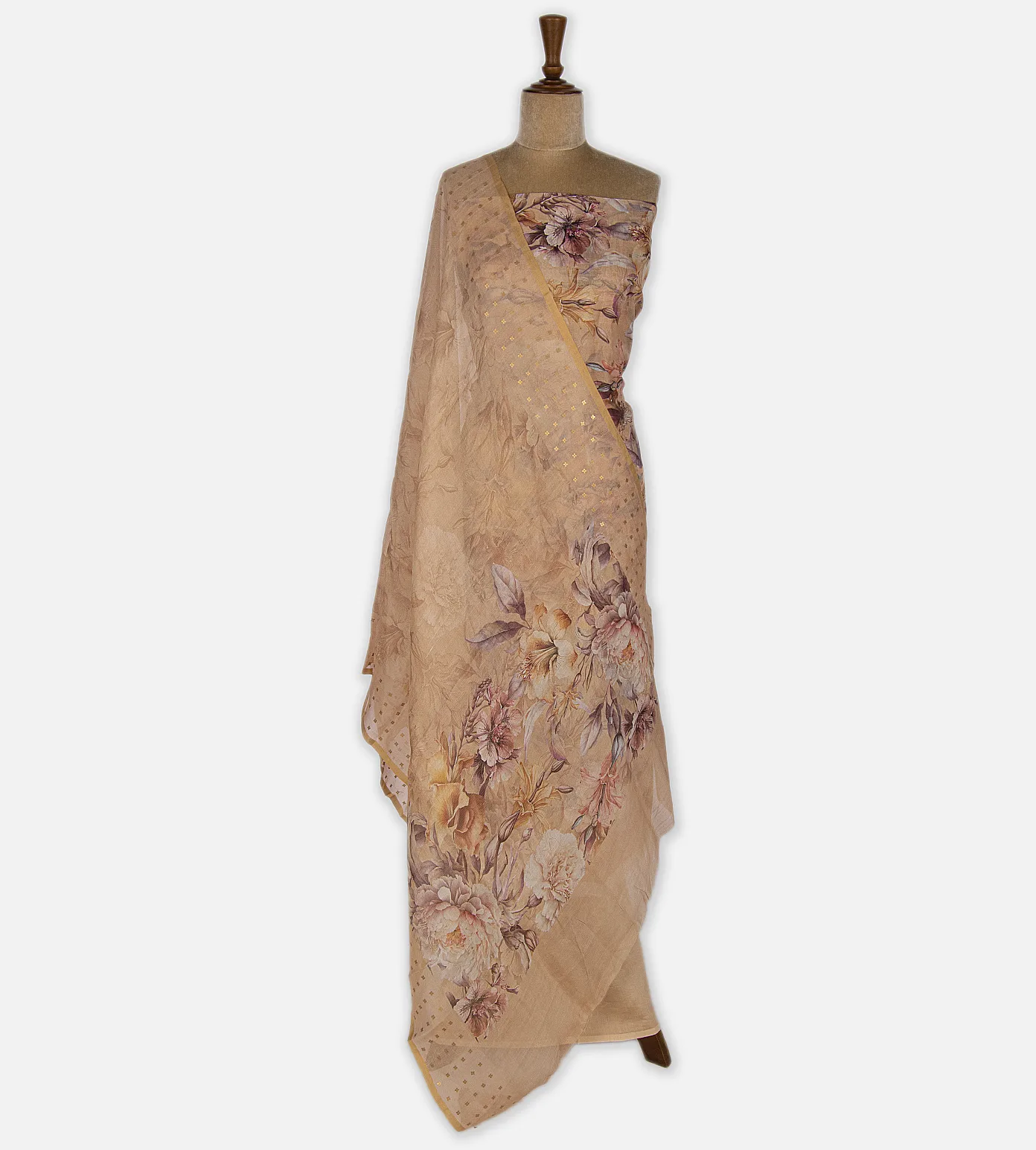 Beige Organza Salwar2