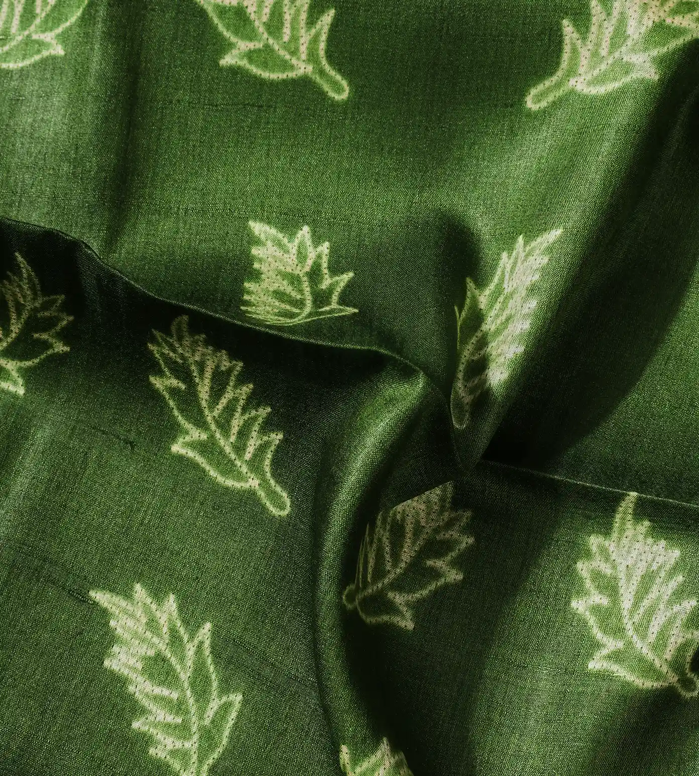Green Shibori Tussar Salwar2