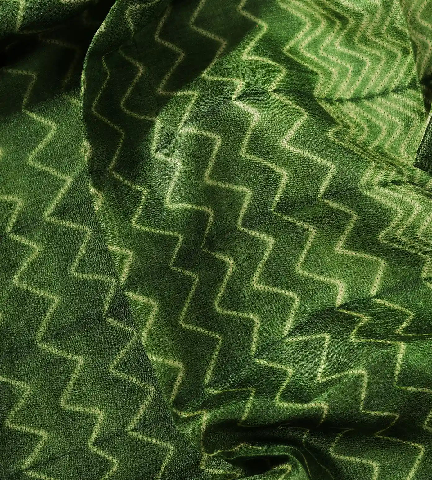 Green Shibori Tussar Salwar3