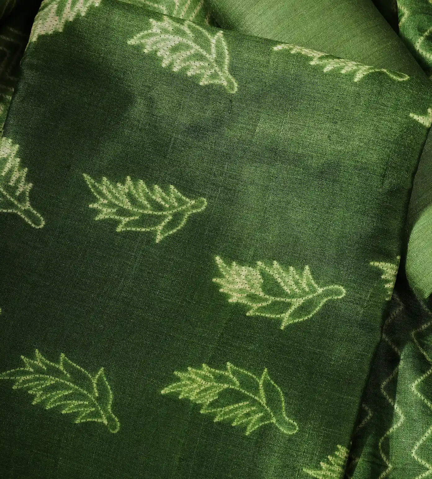 Green Shibori Tussar Salwar4