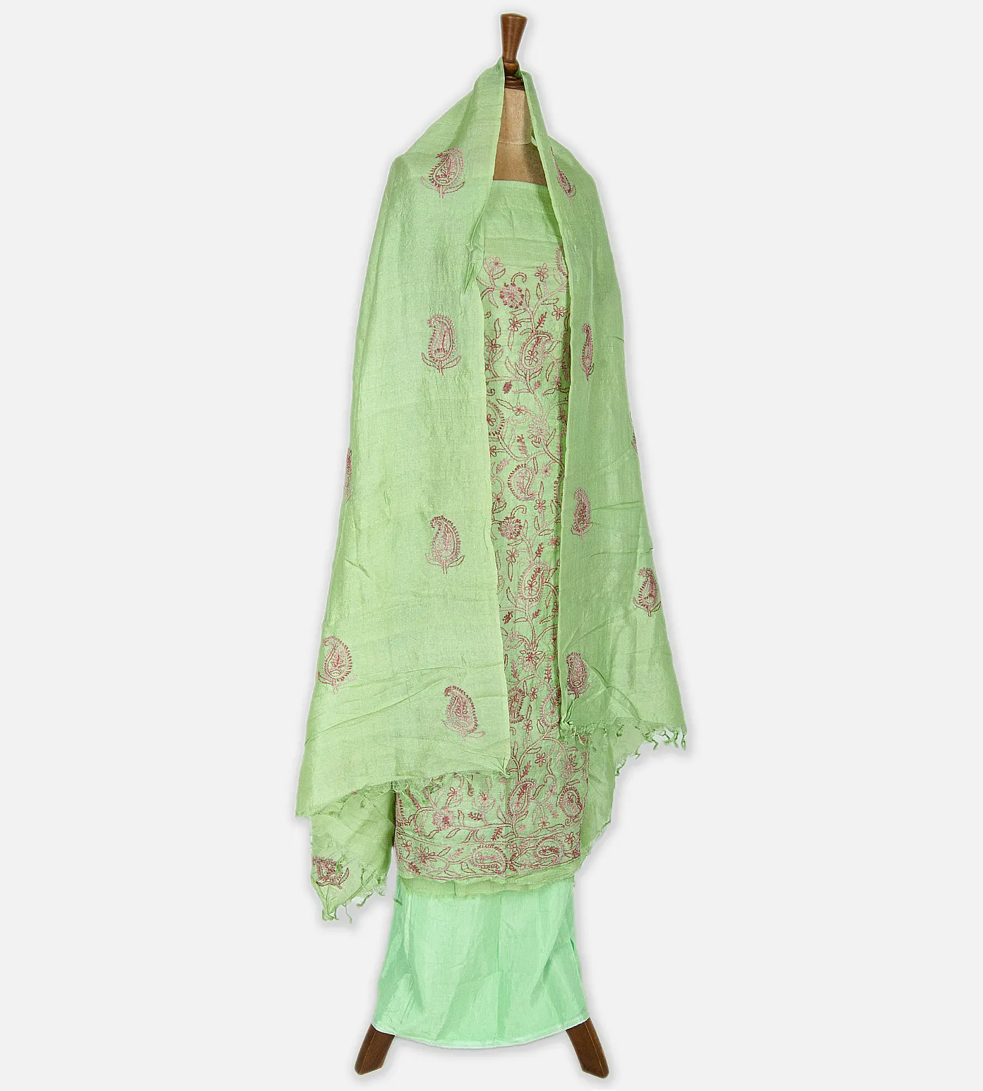 Pastel Green Tussar Salwar3