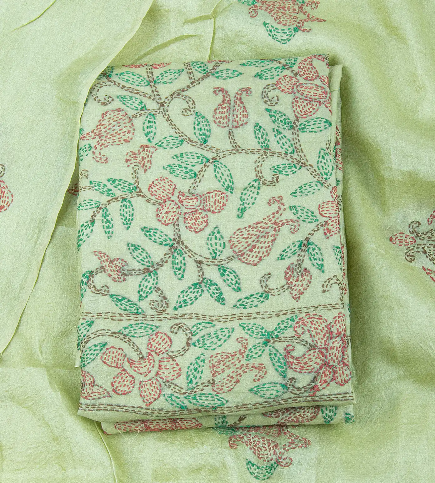 Pastel Green Tussar Salwar1