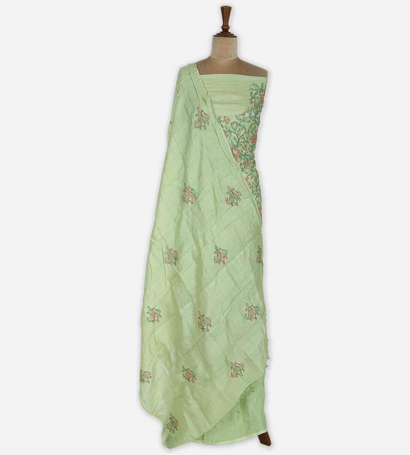 Pastel Green Tussar Salwar2